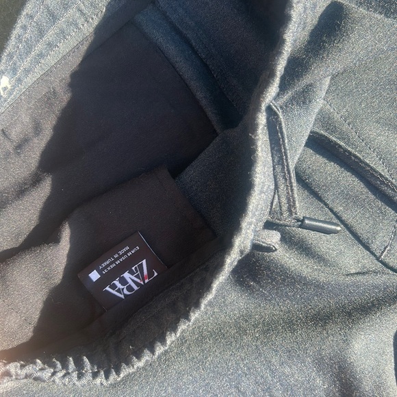 ZARA NAVY BLUE PANTSUIT SLOUCH FIT - Picture 4 of 6